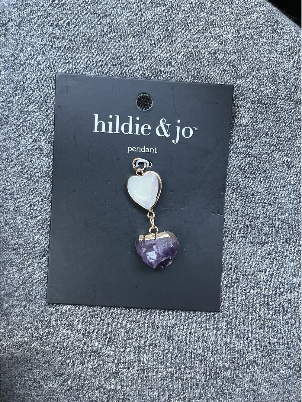 Heart / Crystal Pendant